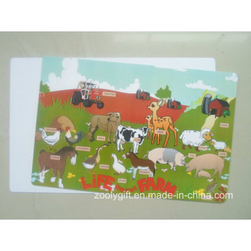 Eco-Friendly Fashion Printed PP Table Placemat